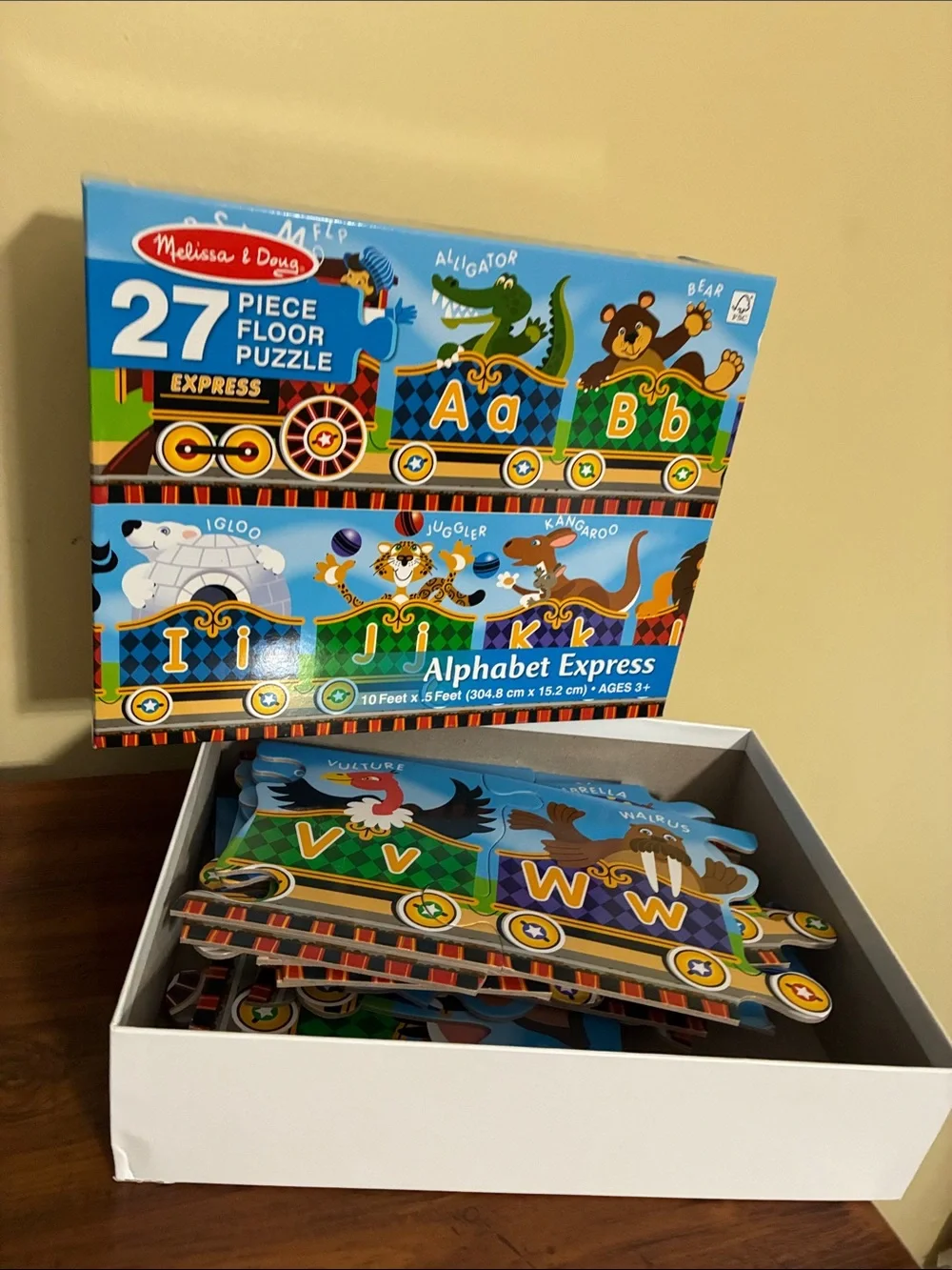 Melissa & Doug - ALPHABET EXPRESS FLOOR PUZZLE (27 pieces)